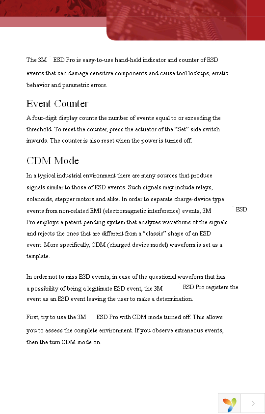 CTM082 ESD-PRO Page 3